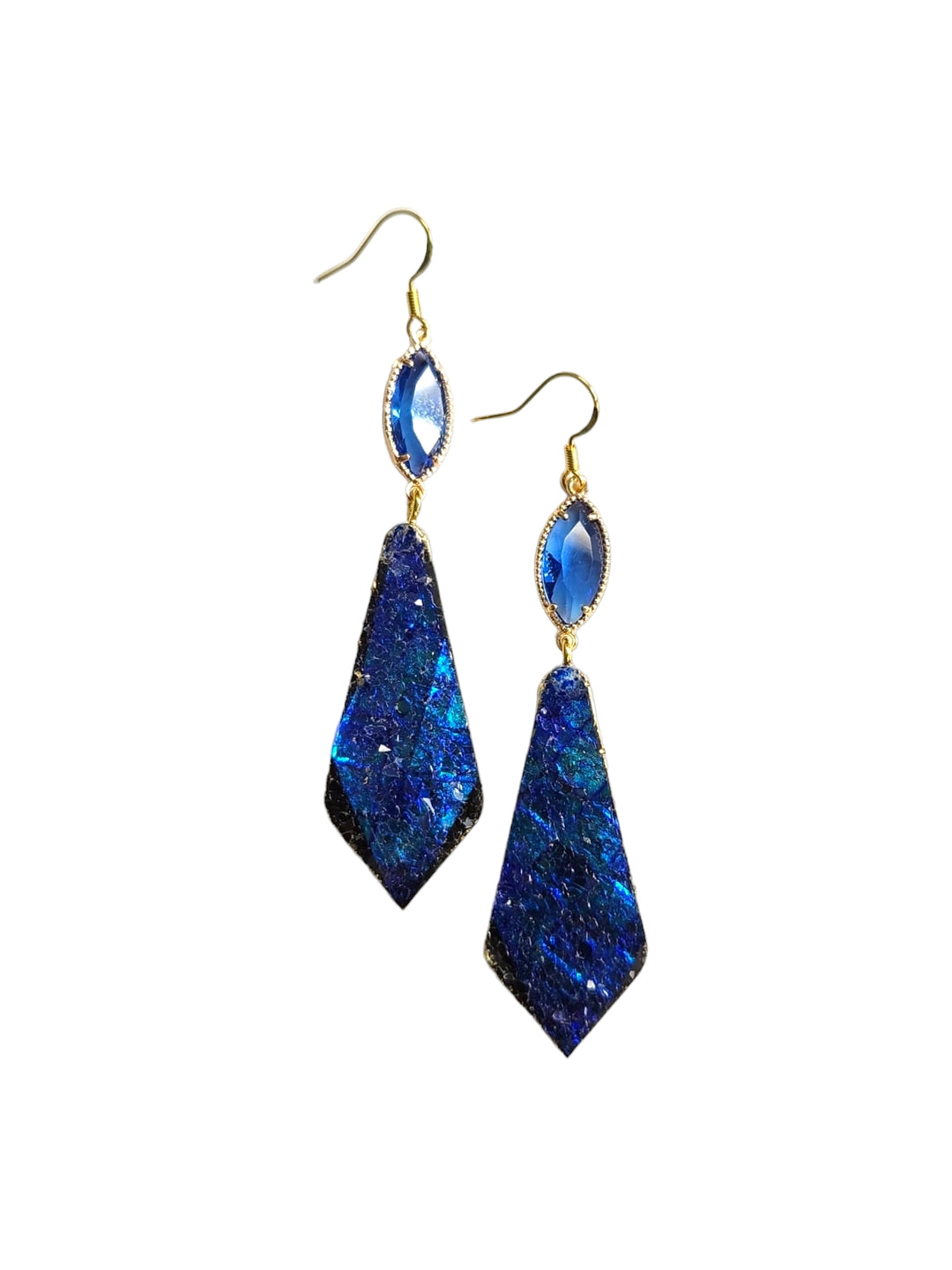 The Resin Gem Tie Earring Collection