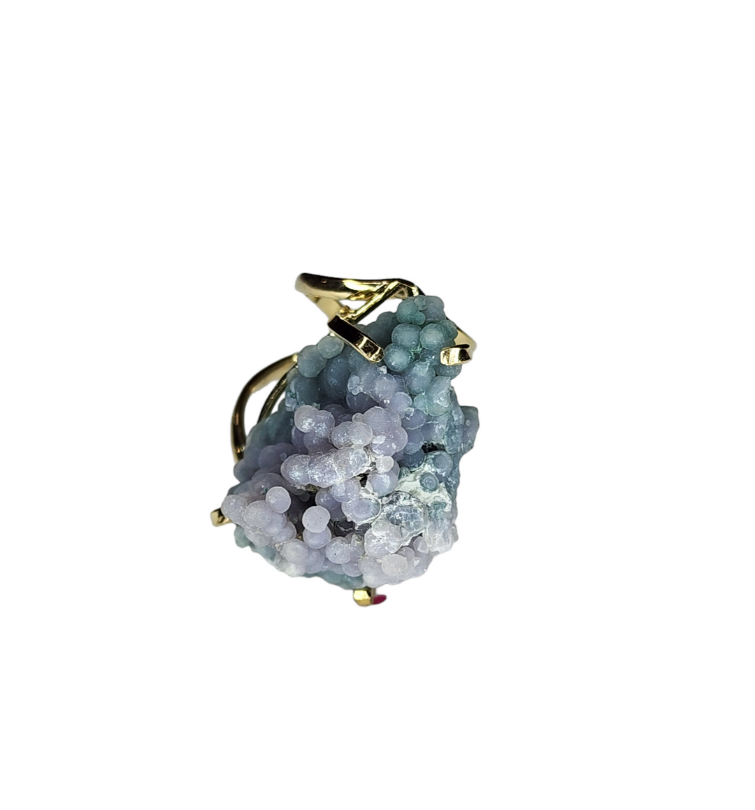 The Gretchen Grape Agate Ring Collection