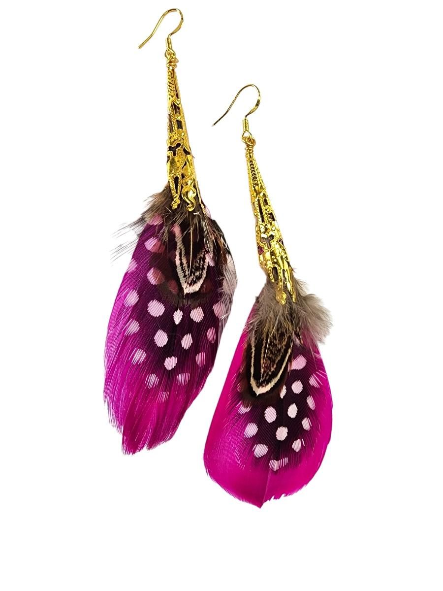 The Marcie Feather Earrings