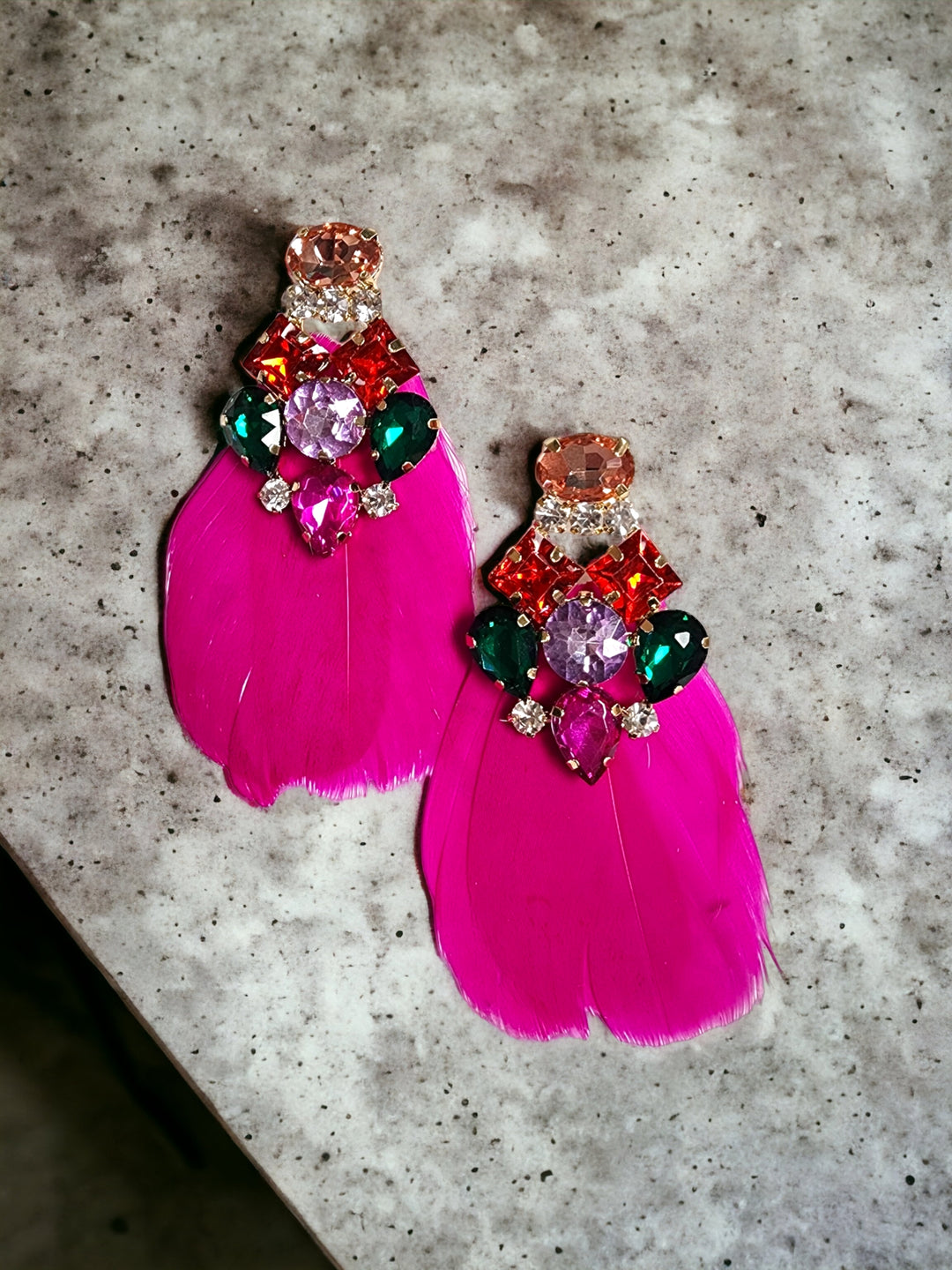 The Holiday Exclusive Feather Bling Earring Collection