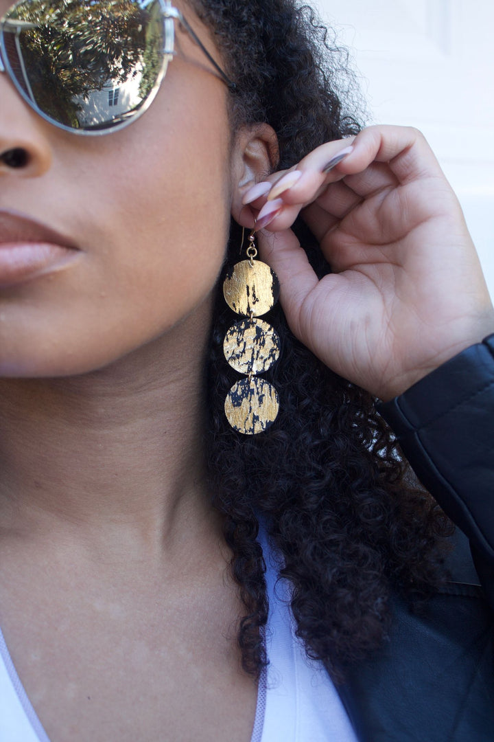 The Abby Leather Earring Collection