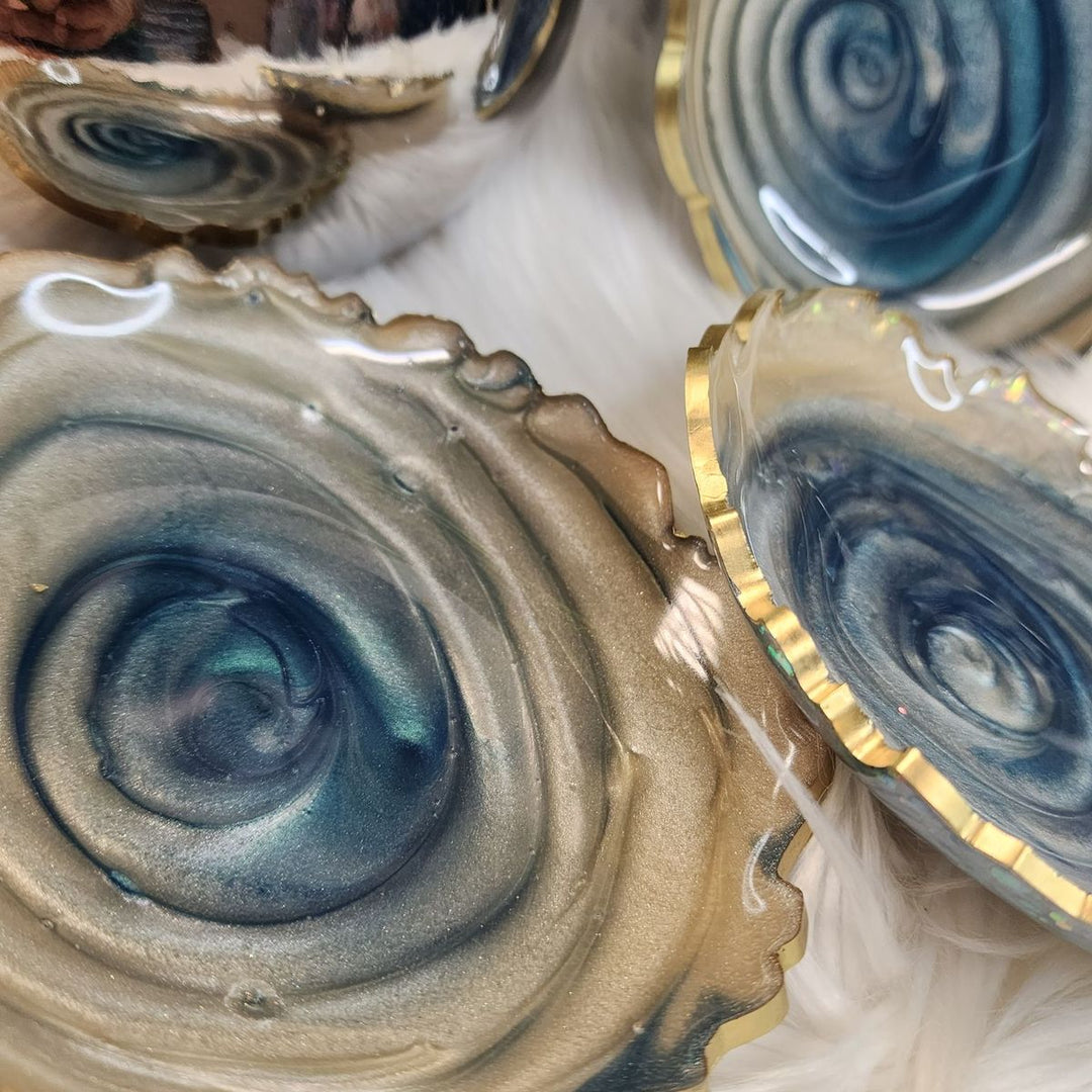 The Mahlia Resin Trinket Bowl