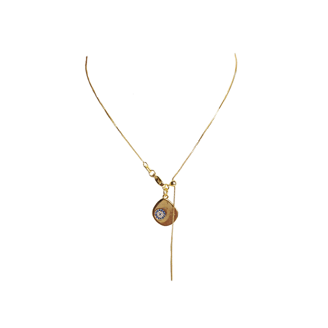 The Ava Gold Slider Necklace Collection