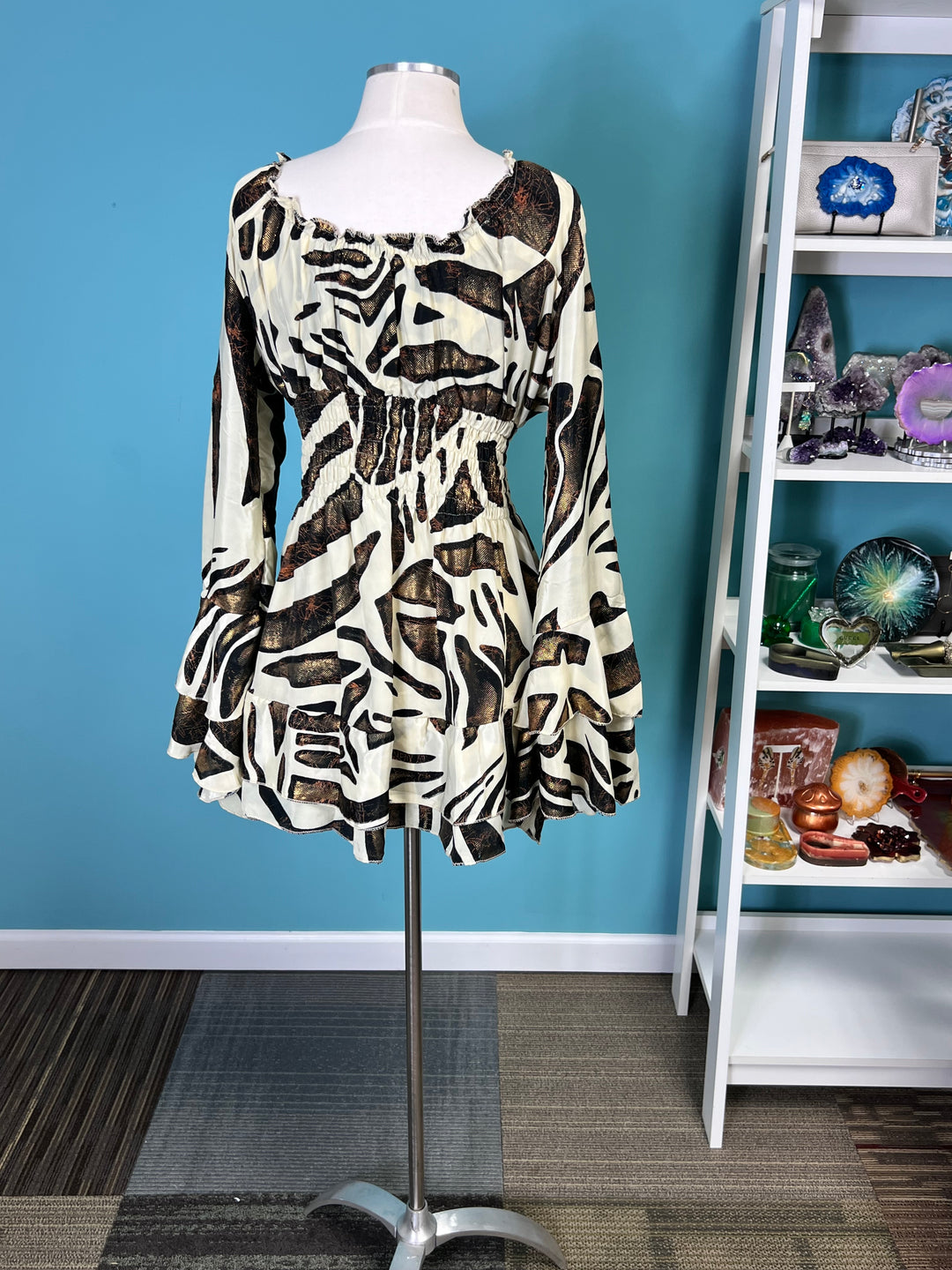 The Free Spirit Silk Short Dress