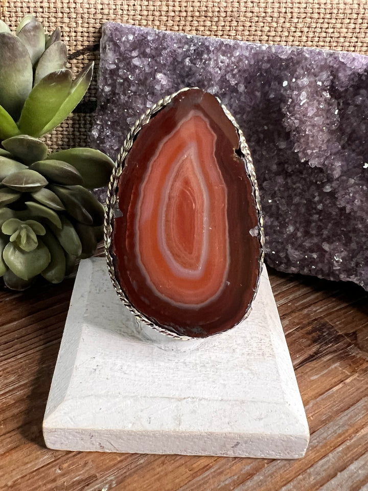The Ximena Large Agate Ring
