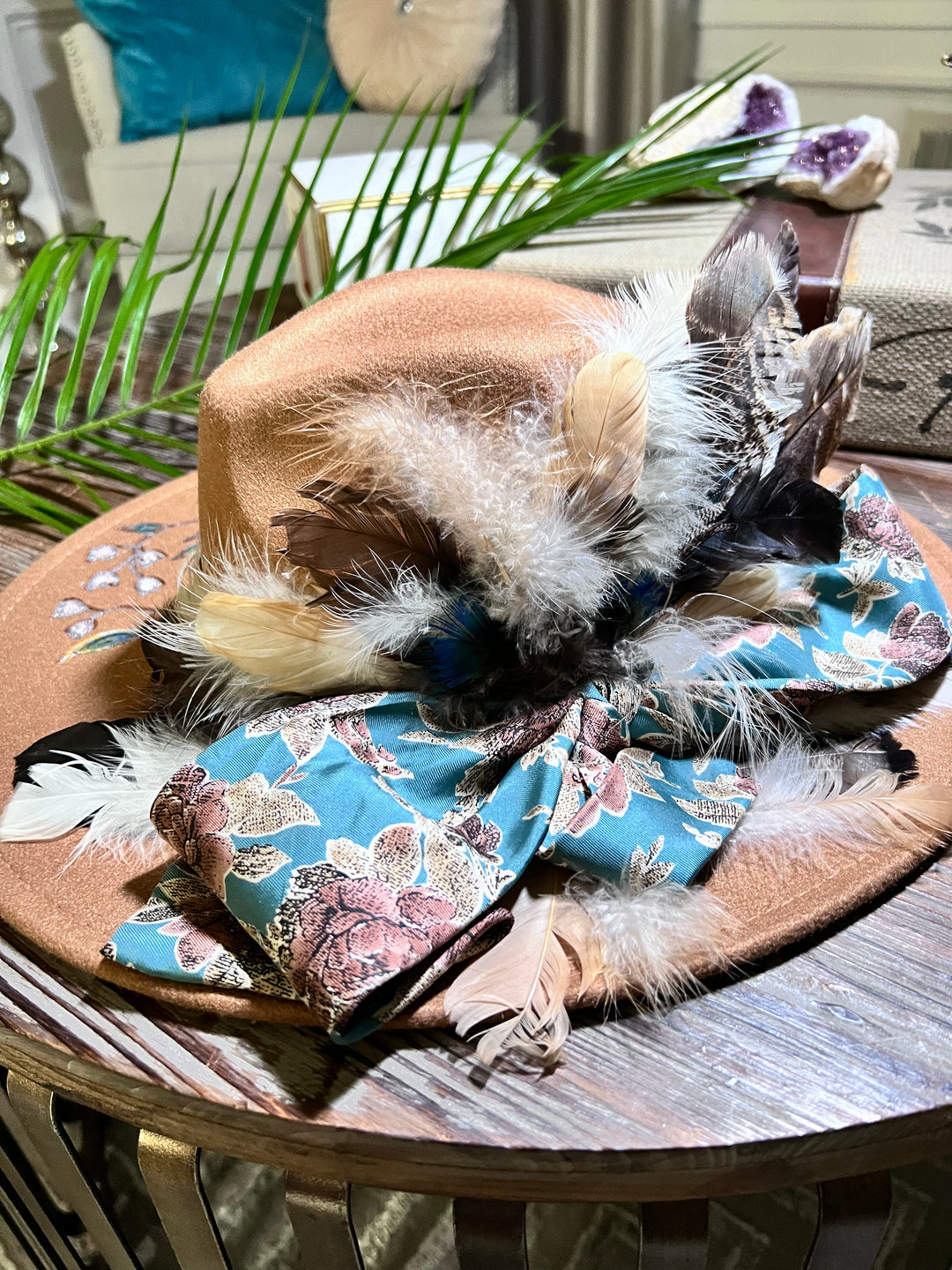 The Blue Feathered Hat