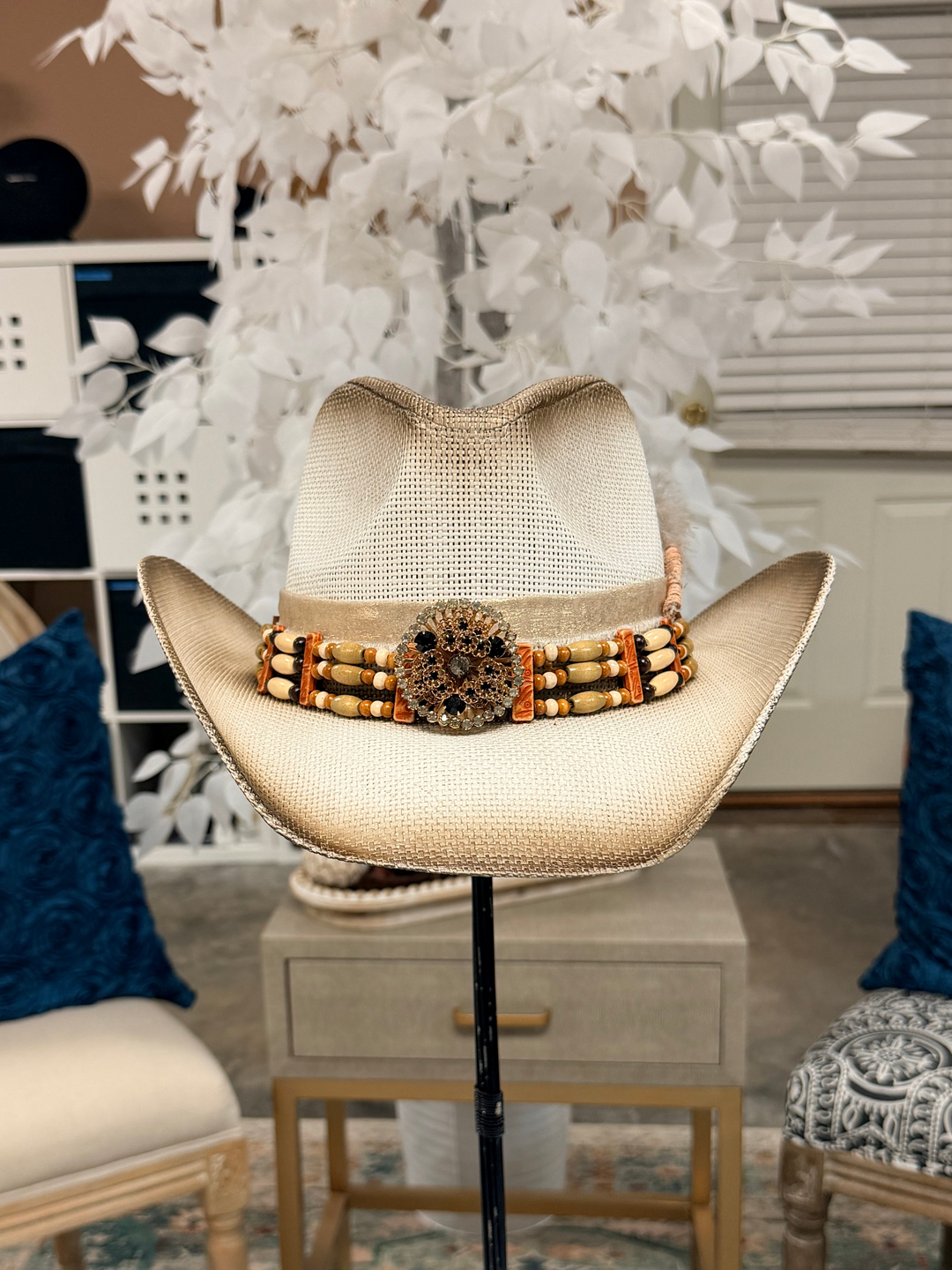 The Nuri Luxe Western Boho Hat