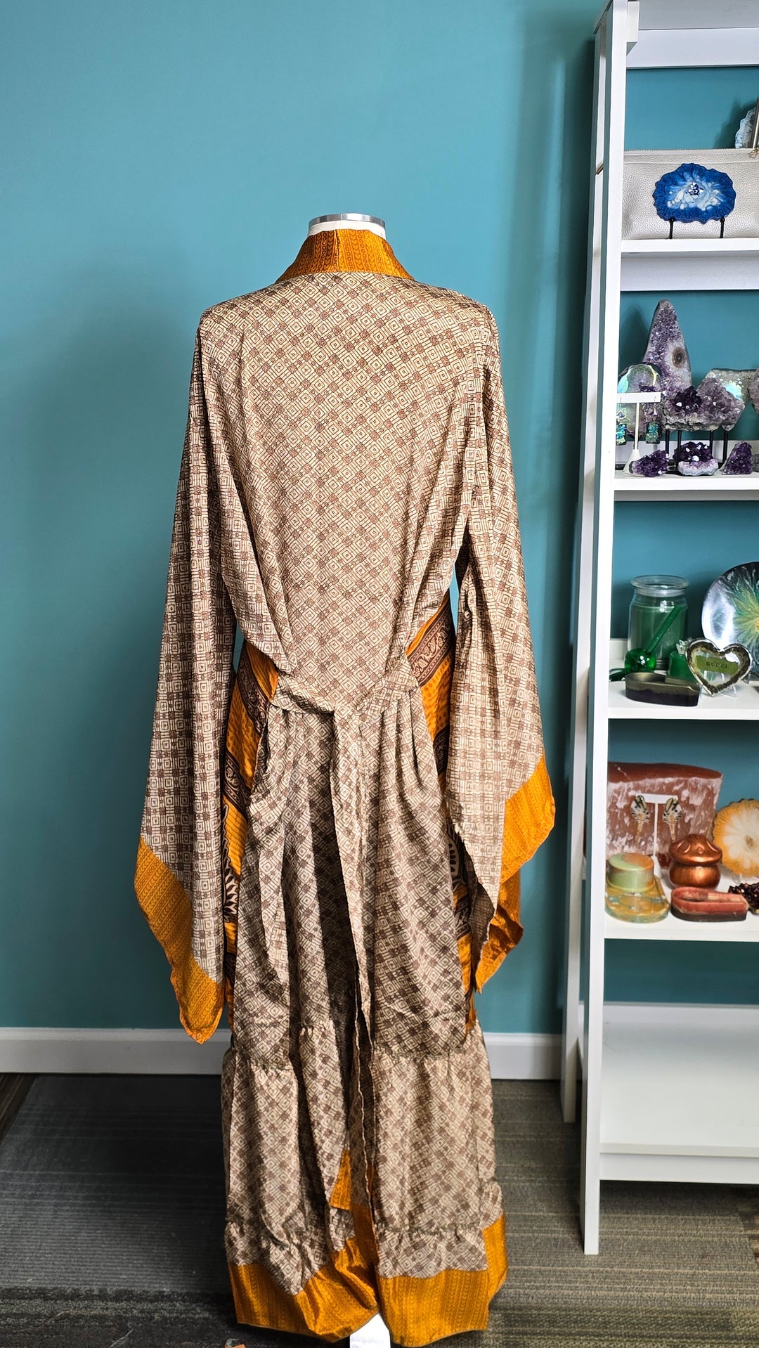 The Spice Market Vintage Sari Silk Kimono