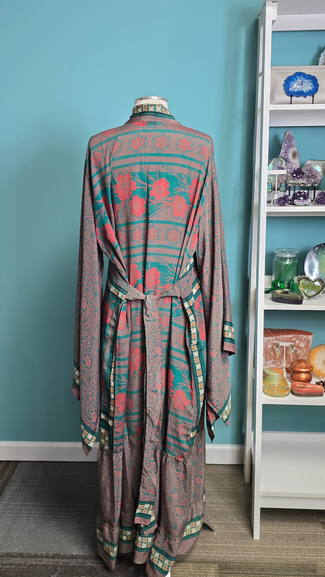 The Secret Garden Vintage Sari Silk Kimono