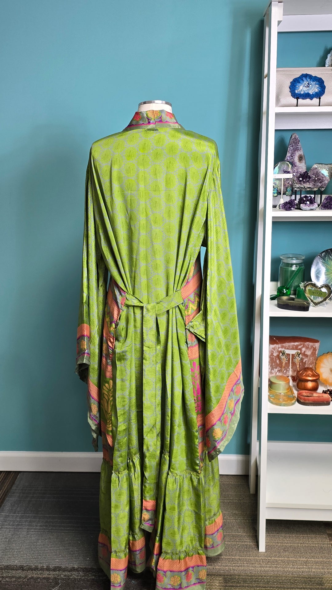 The Wild Garden Muse Vintage Sari Silk Kimono