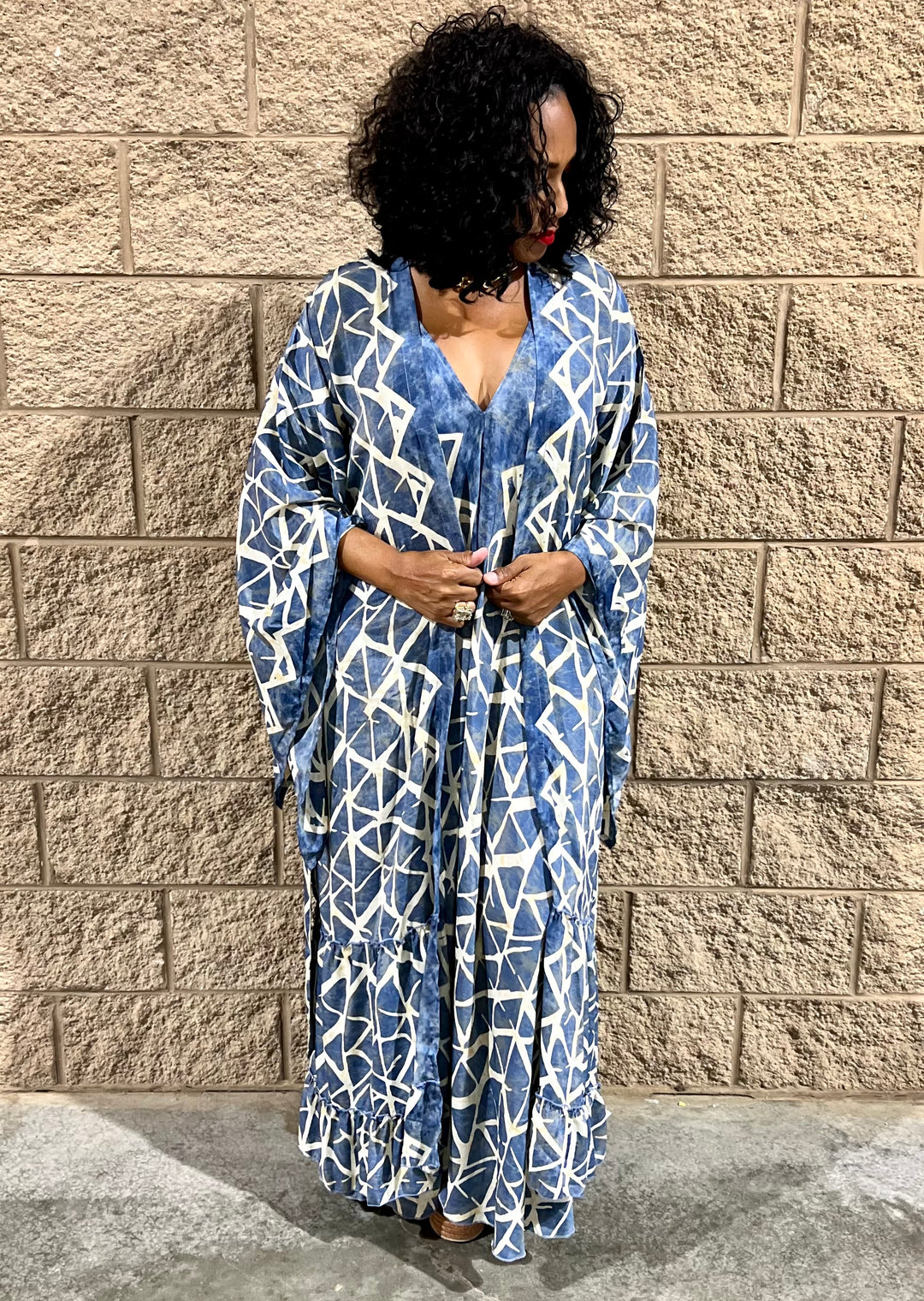 The Denim Geo Kimono Collection