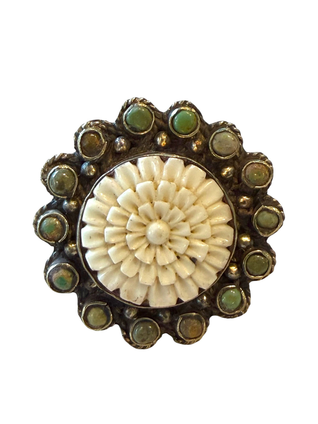 The Garden Empress Turquoise Statement Ring-581