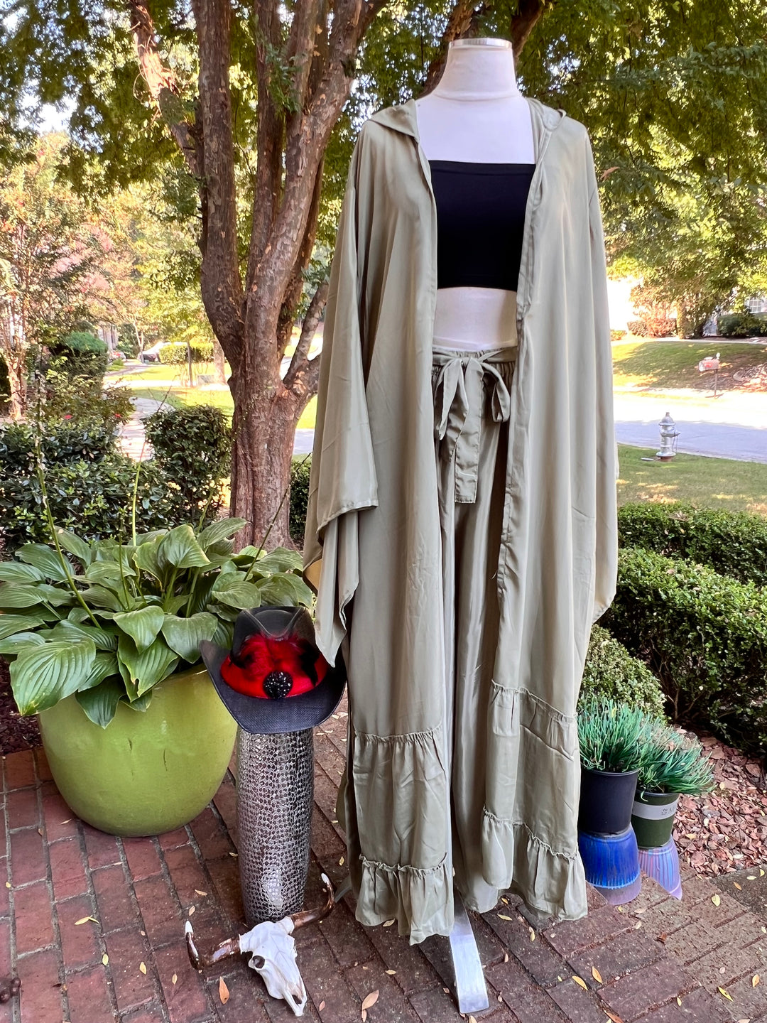 The Eclipse Silk Kimono and Umbrella Trouser Sets Collection
