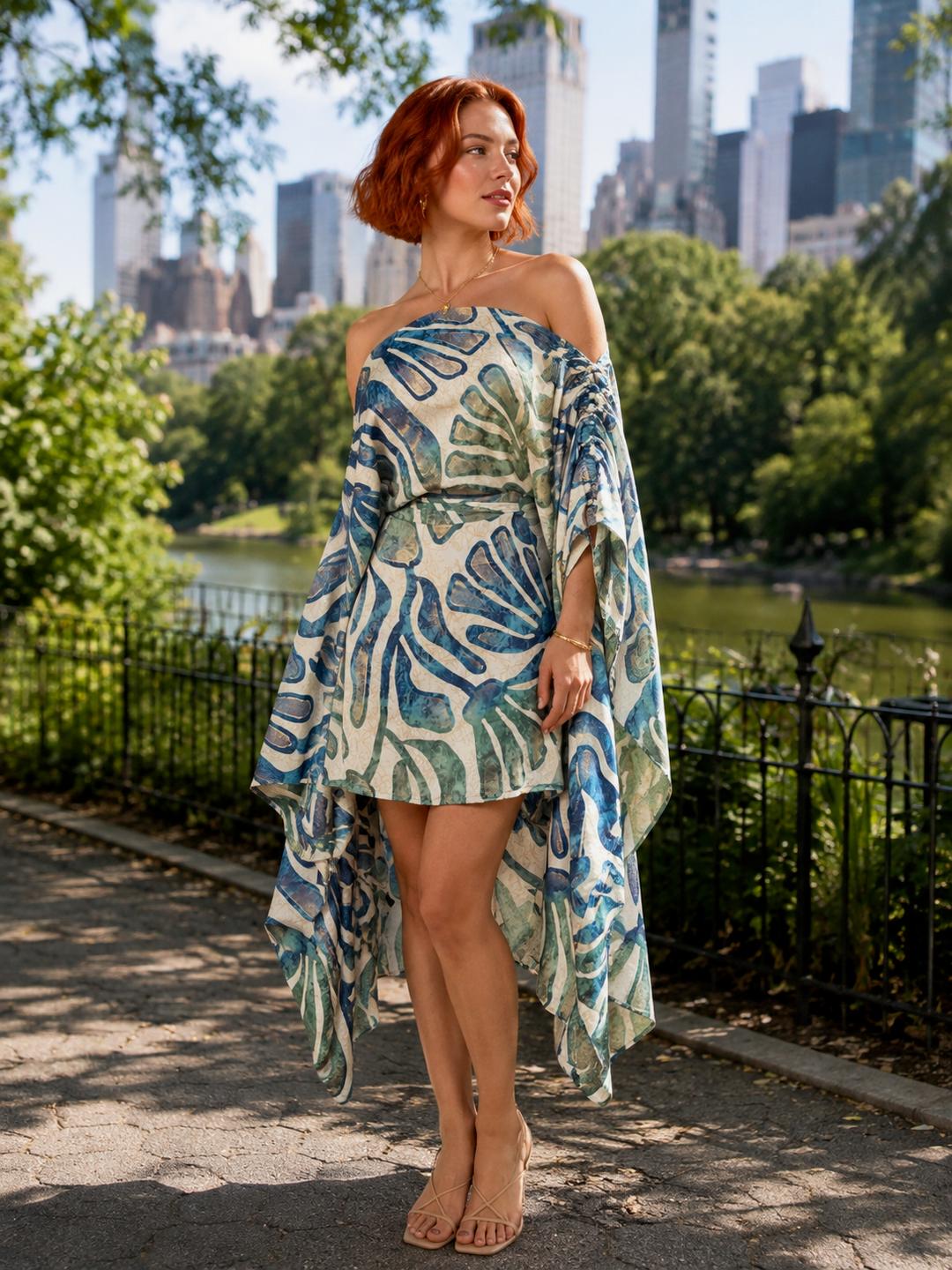 The 32" Coastal Silk Dress/Top -335