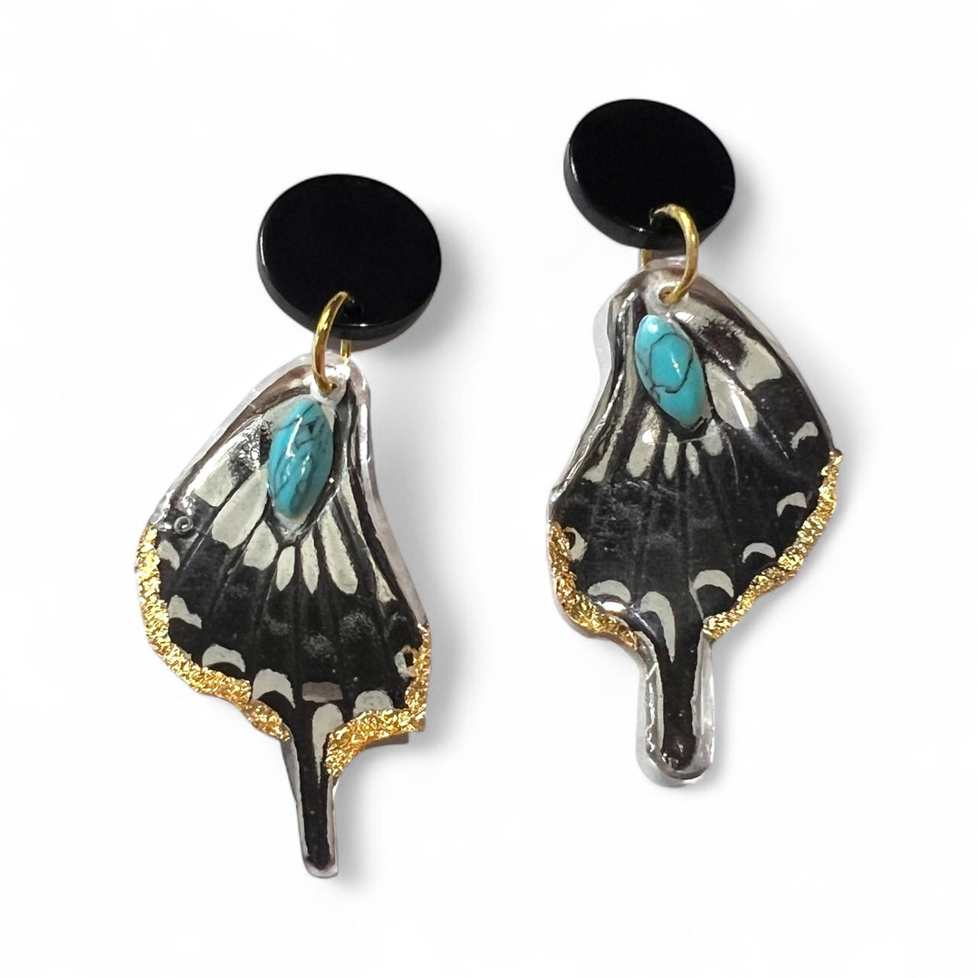 The Real Butterfly Bloom Wings Post Earrings Collection