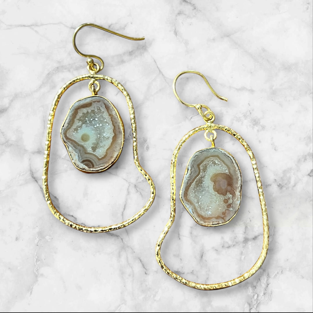 The Saima Agate Earring Collection