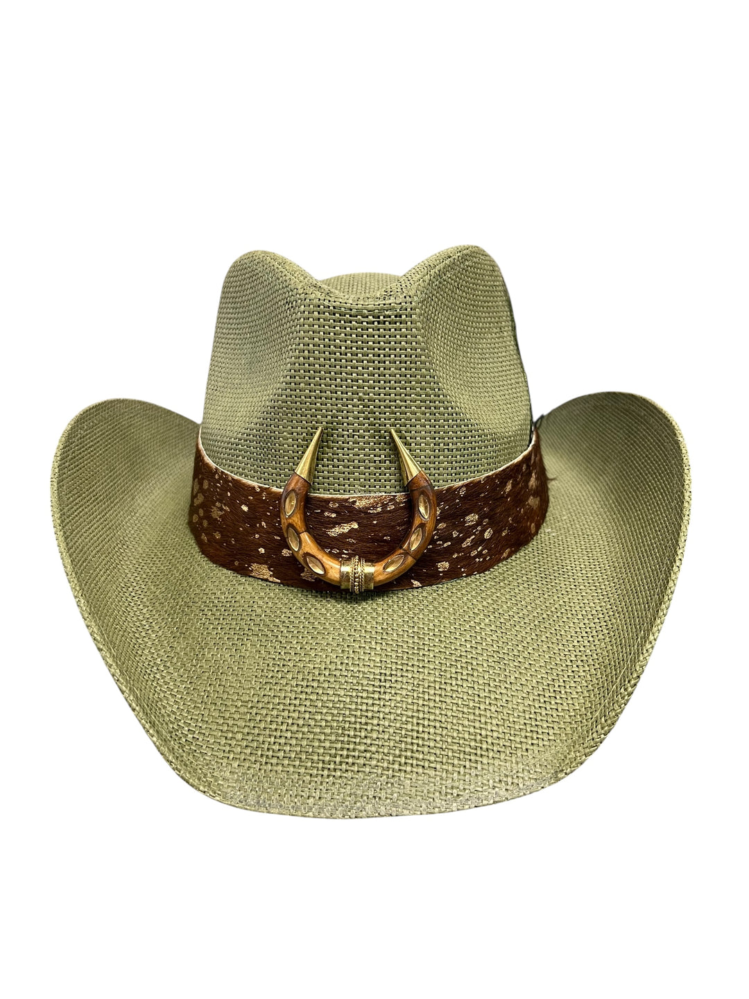 The Sage Green Crescent Boho Cowboy Hat