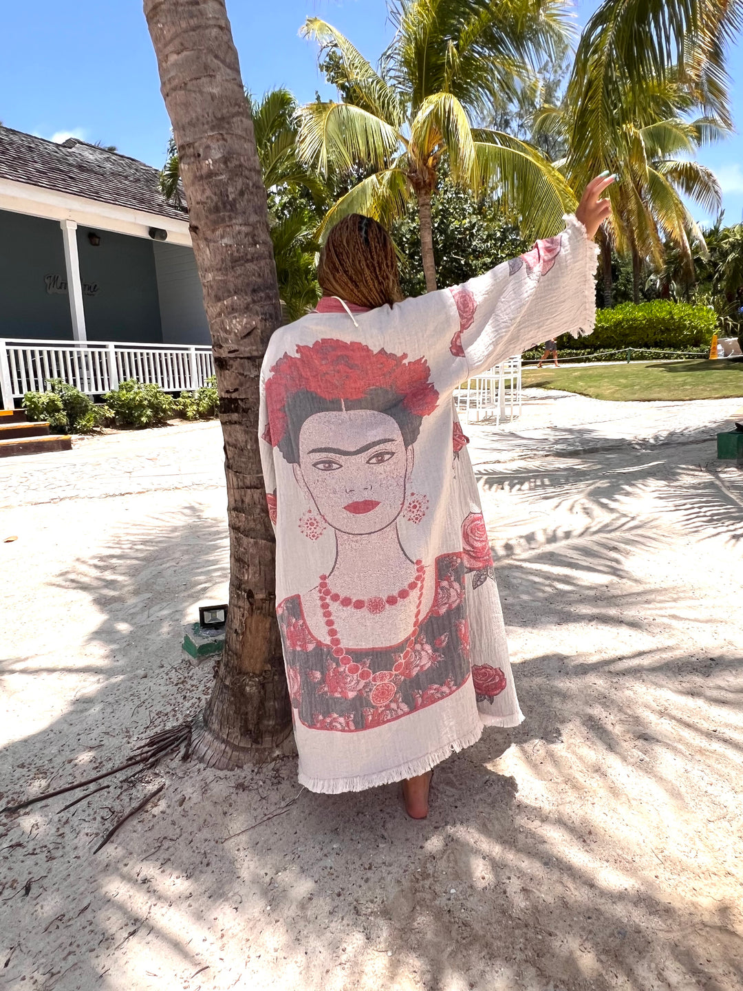 The Frieda 100% Cotton Robe, Kimono, Overcoat