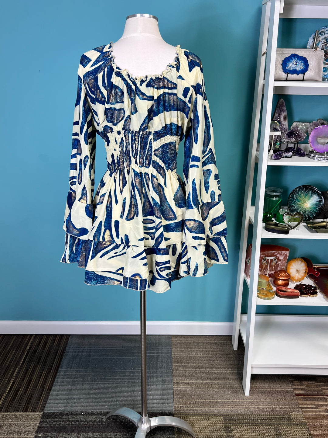 The Free Spirit Silk Short Dress