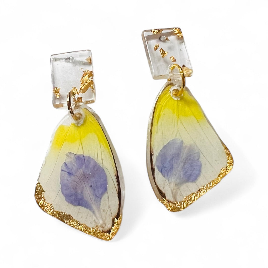 The Real Butterfly Bloom Wings Post Earrings Collection