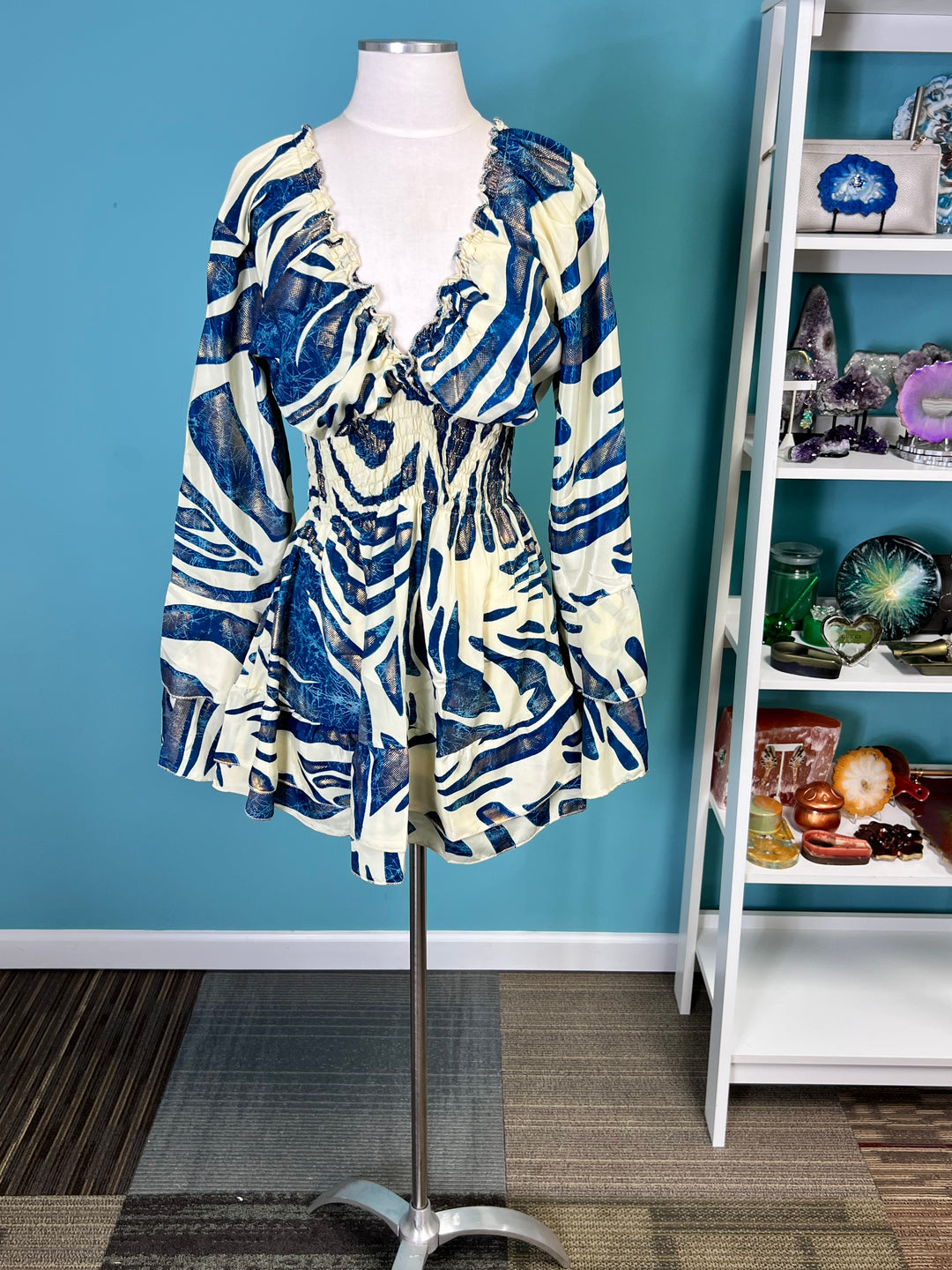 The Free Spirit Silk Short Dress