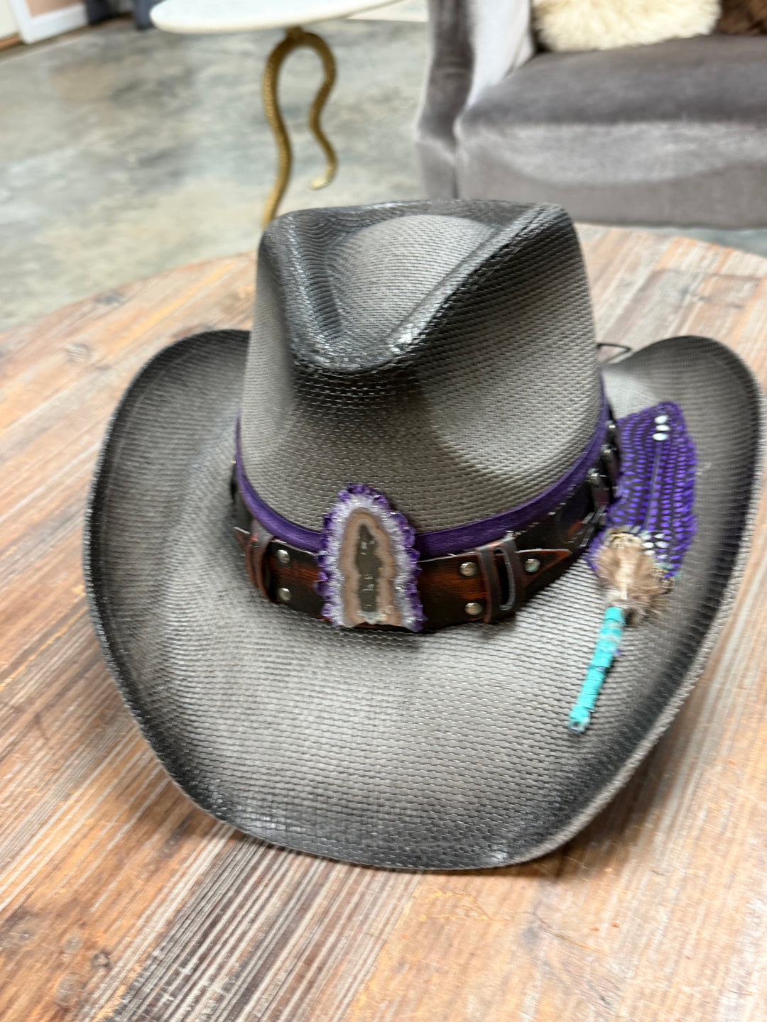 The Amethyst Spirit Boho Cowboy Hat