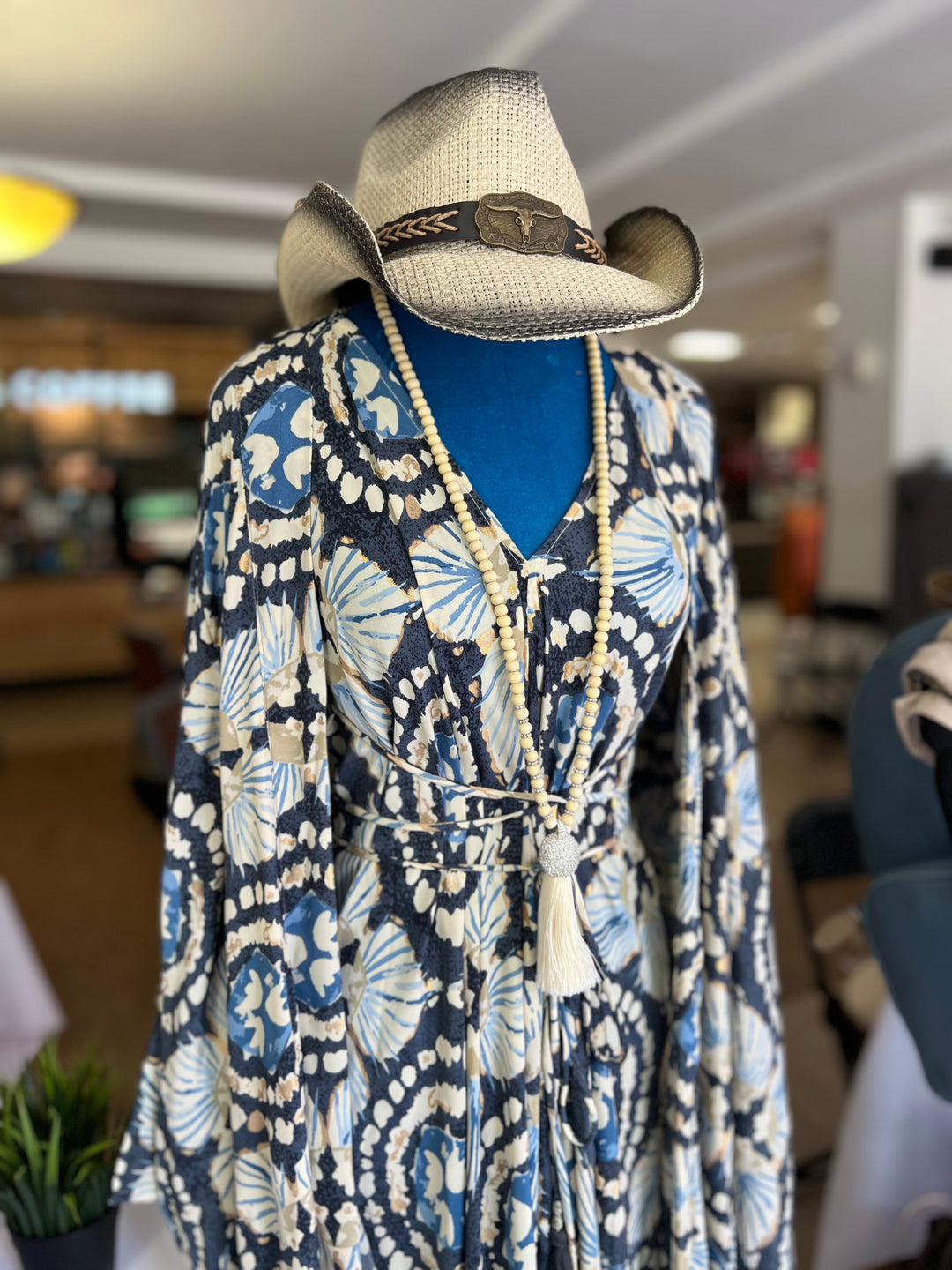 The Desert Bloom Silk Kimono Set