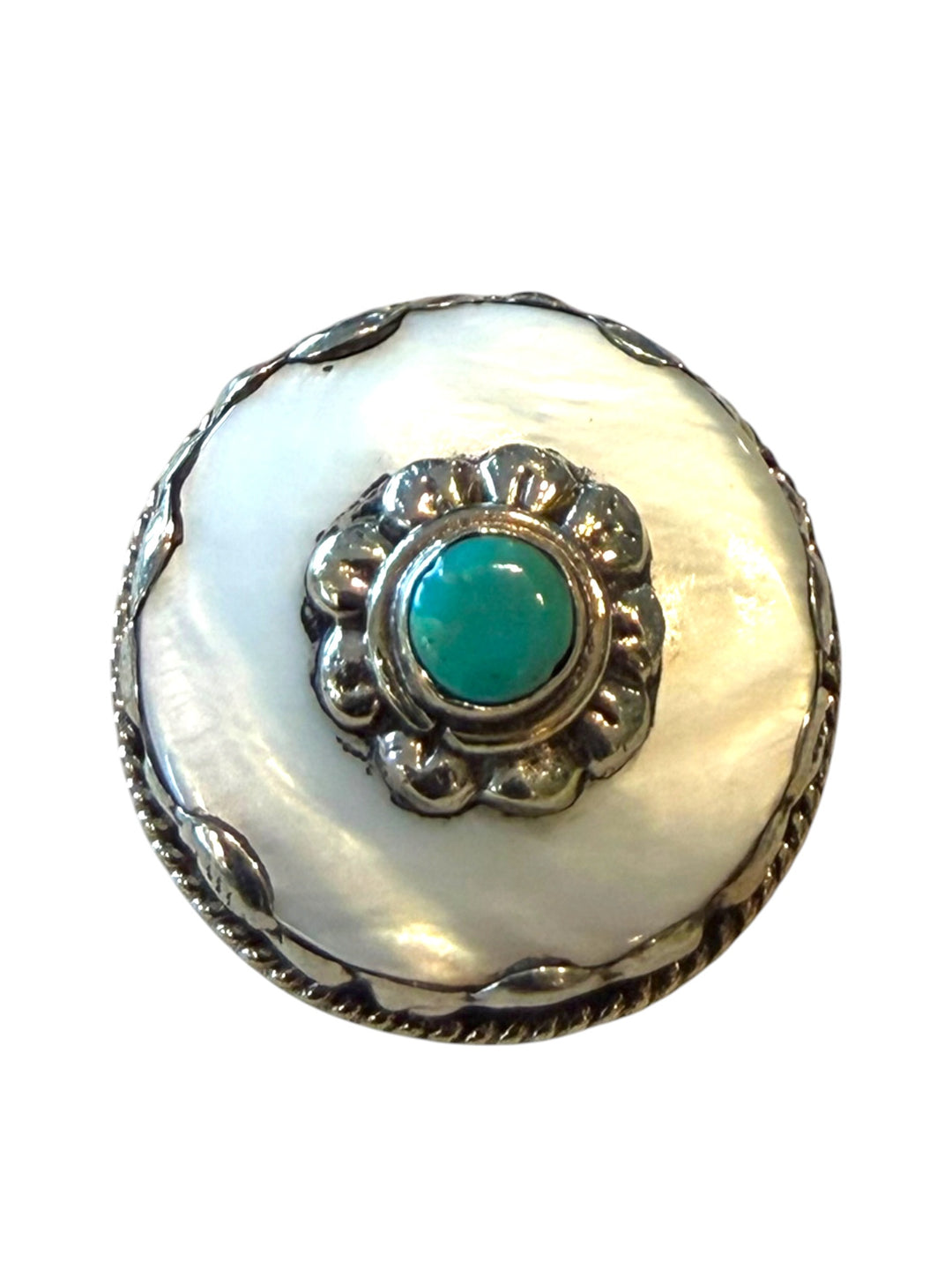 The Coastal Bloom MOP Statement Ring-574