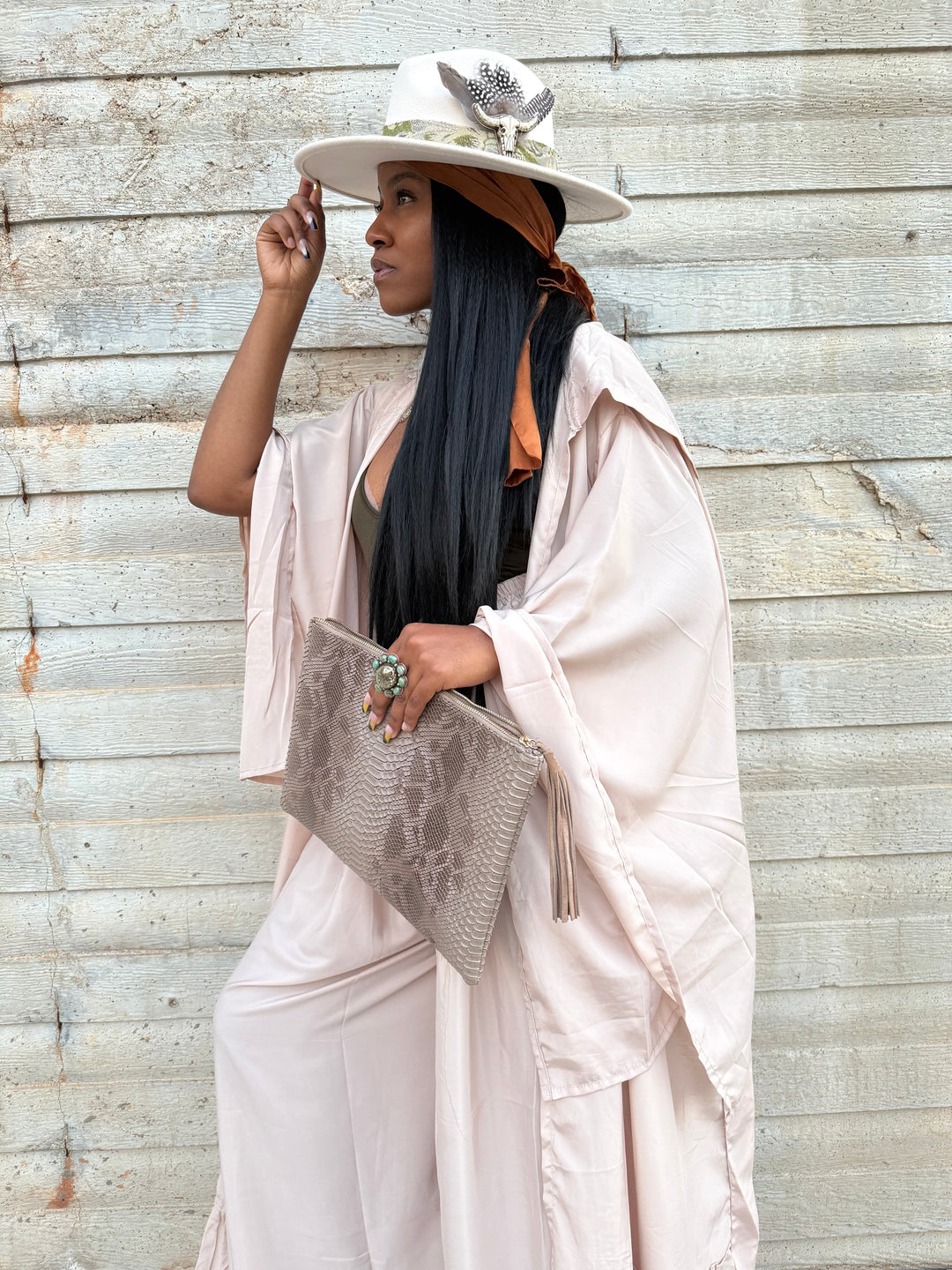 The Eclipse Silk Kimono and Umbrella Trouser Sets Collection