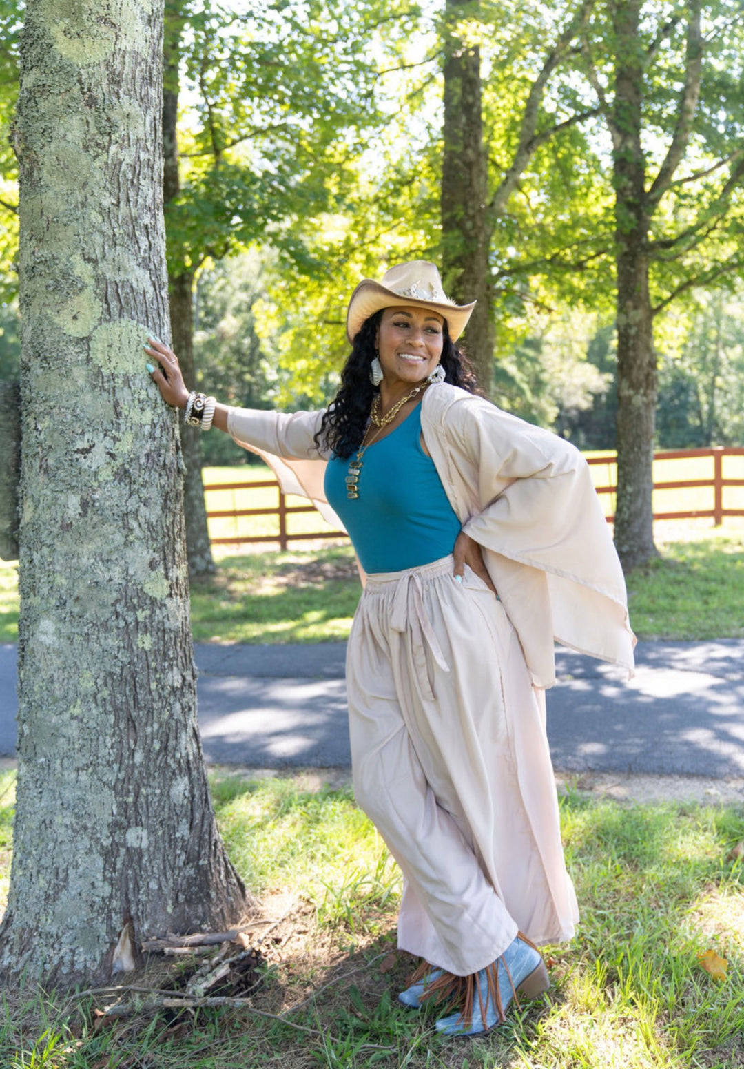 The Eclipse Silk Kimono and Umbrella Trouser Sets Collection