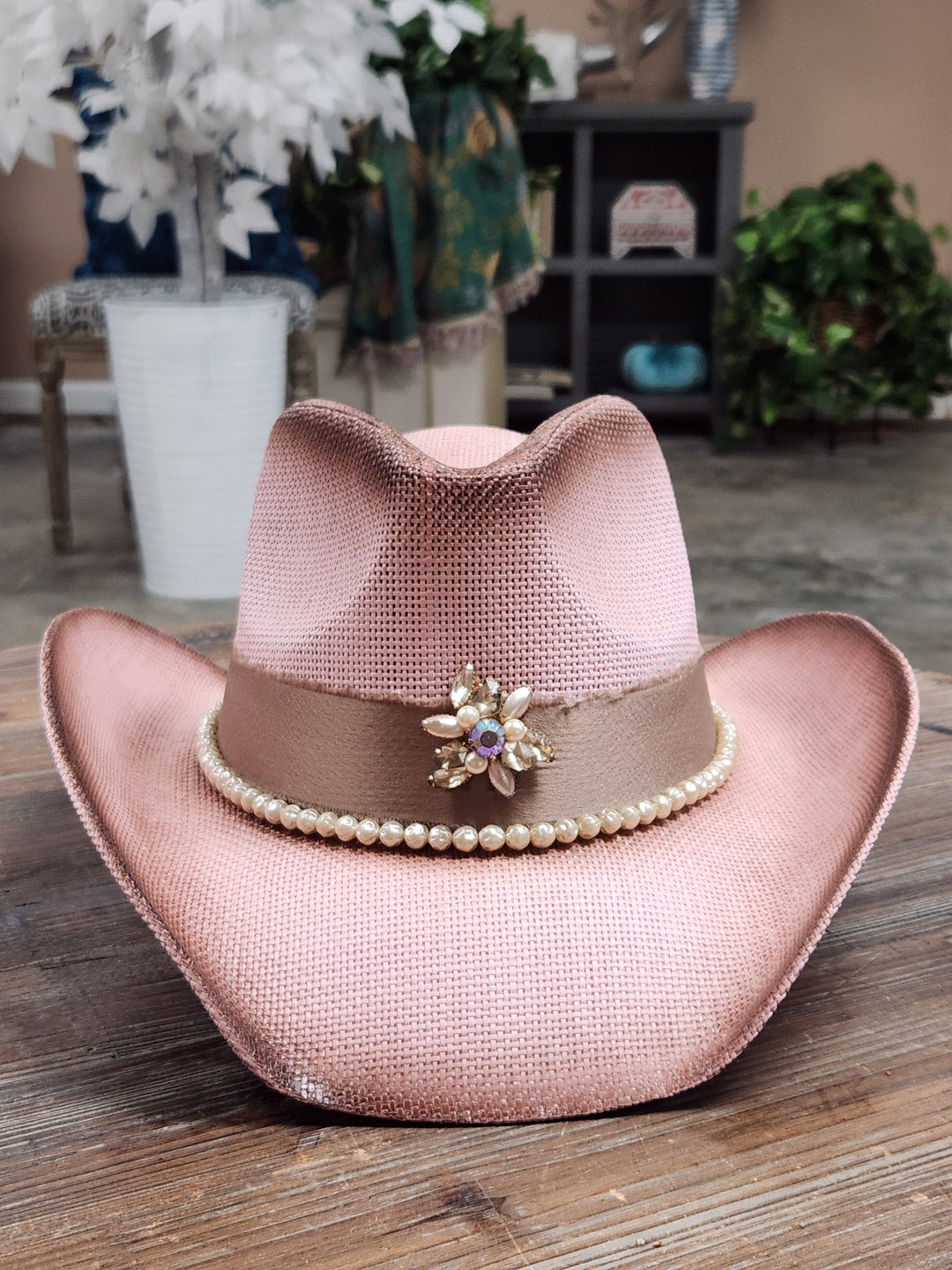 The Blush Pearl Bella Cowboy Hat - 806