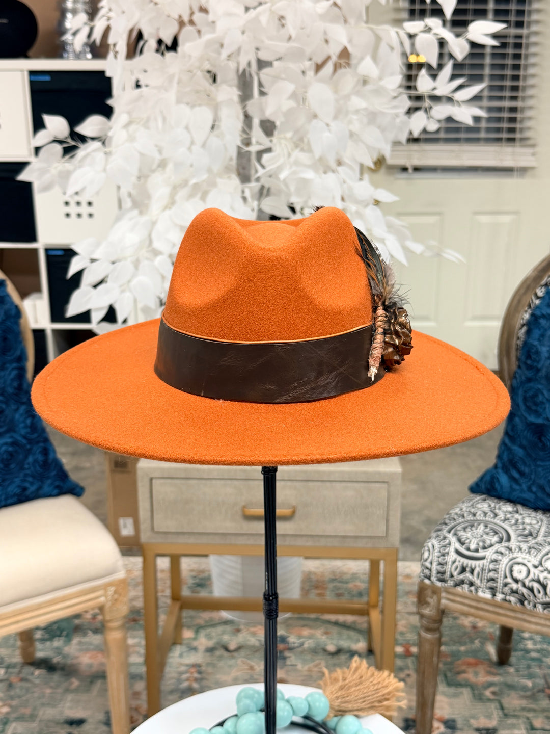 The Cinnamon Boho Fedora Hat