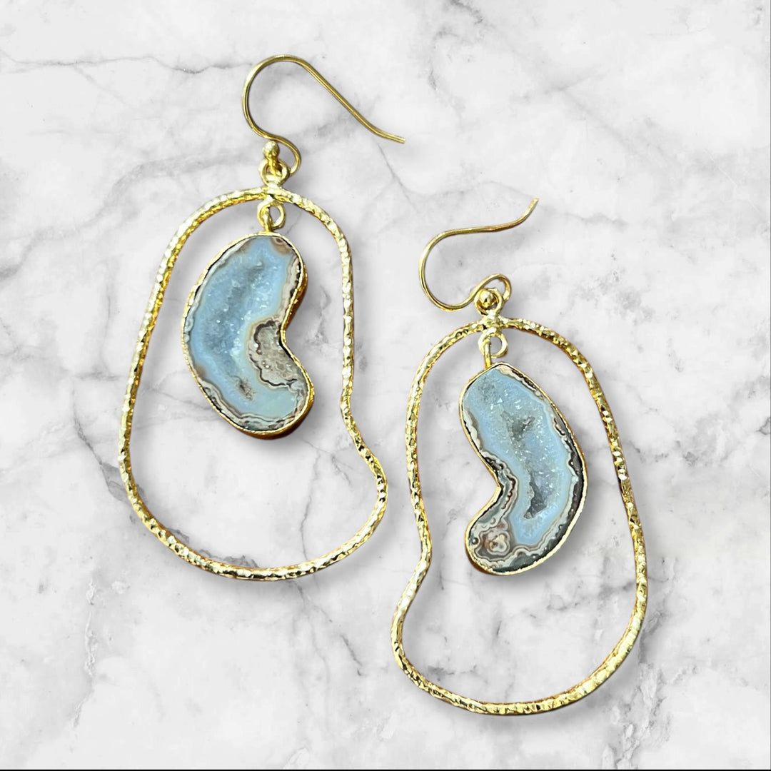 The Saima Agate Earring Collection