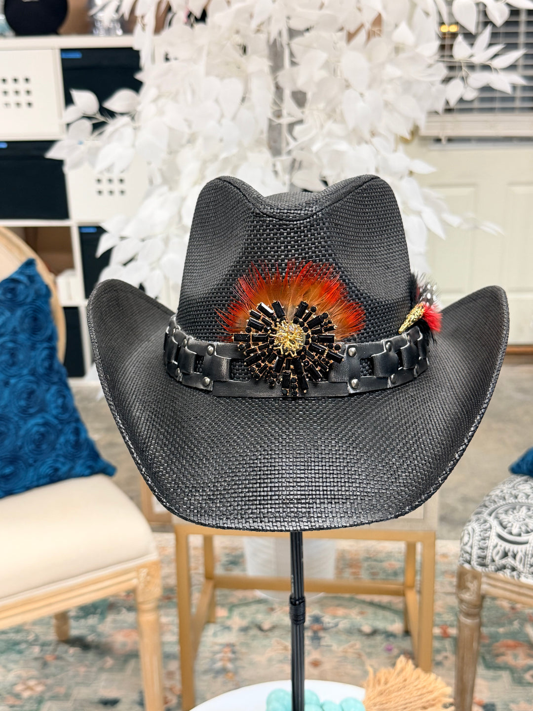 The Ember Midnight Rodeo Western Boho Hat