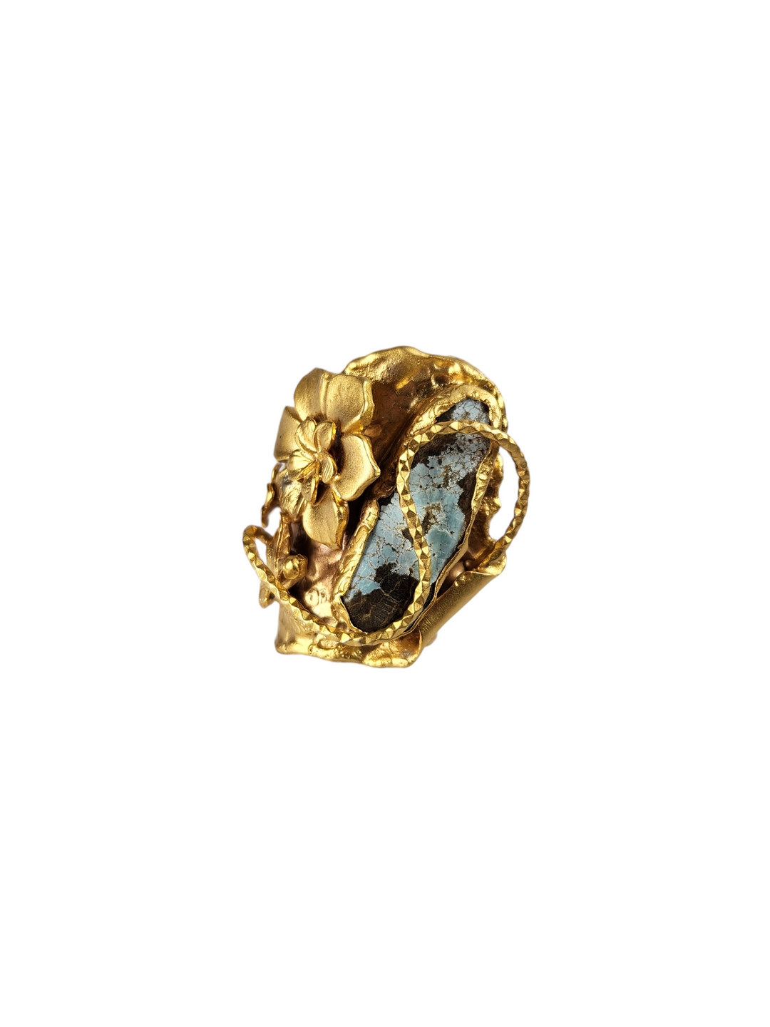 The Turquoise Gold Ring Collection