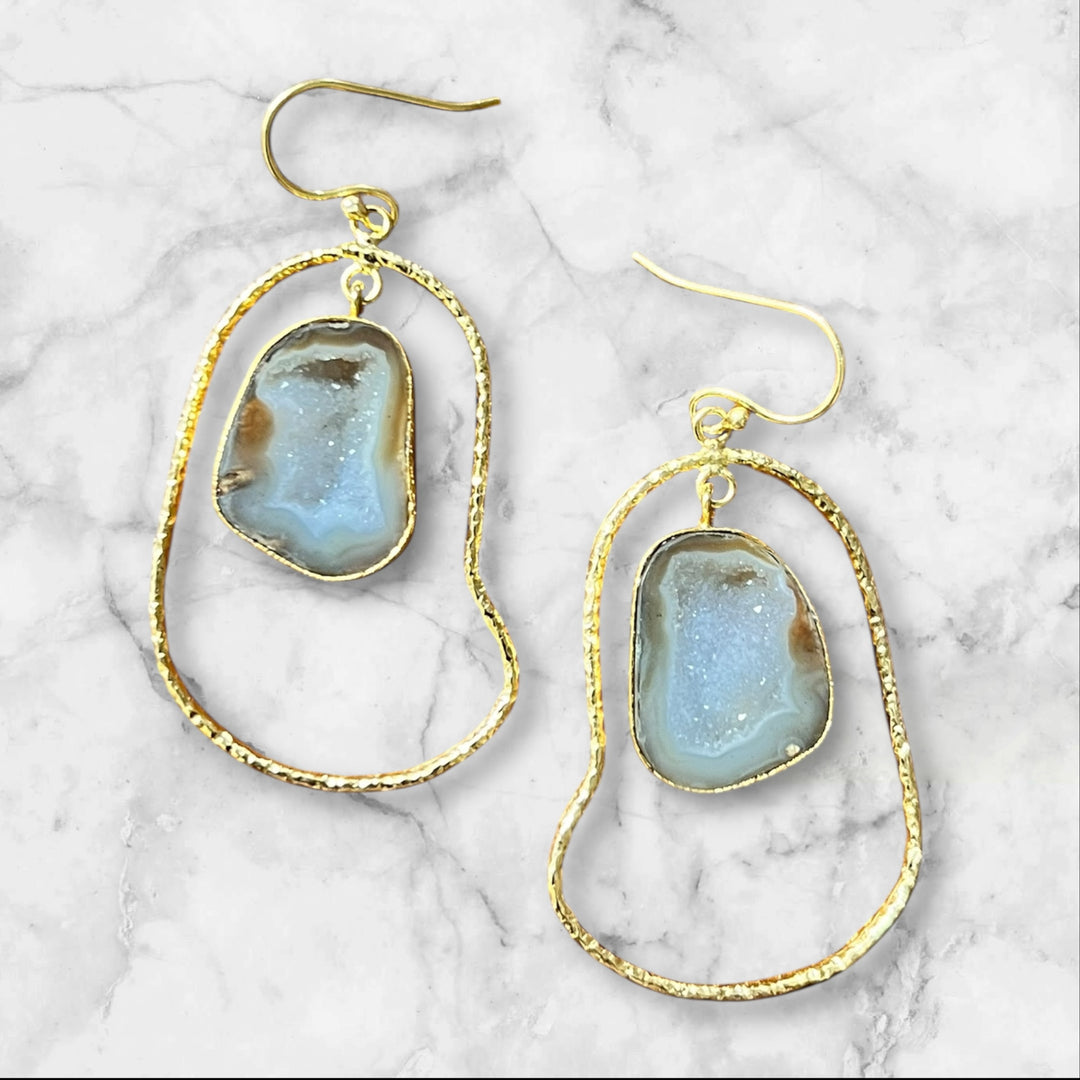 The Saima Agate Earring Collection