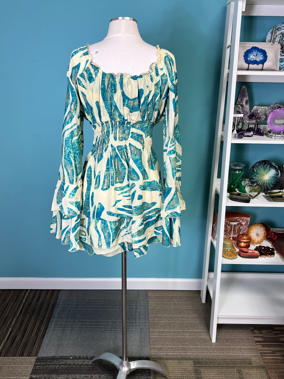 The Free Spirit Silk Short Dress