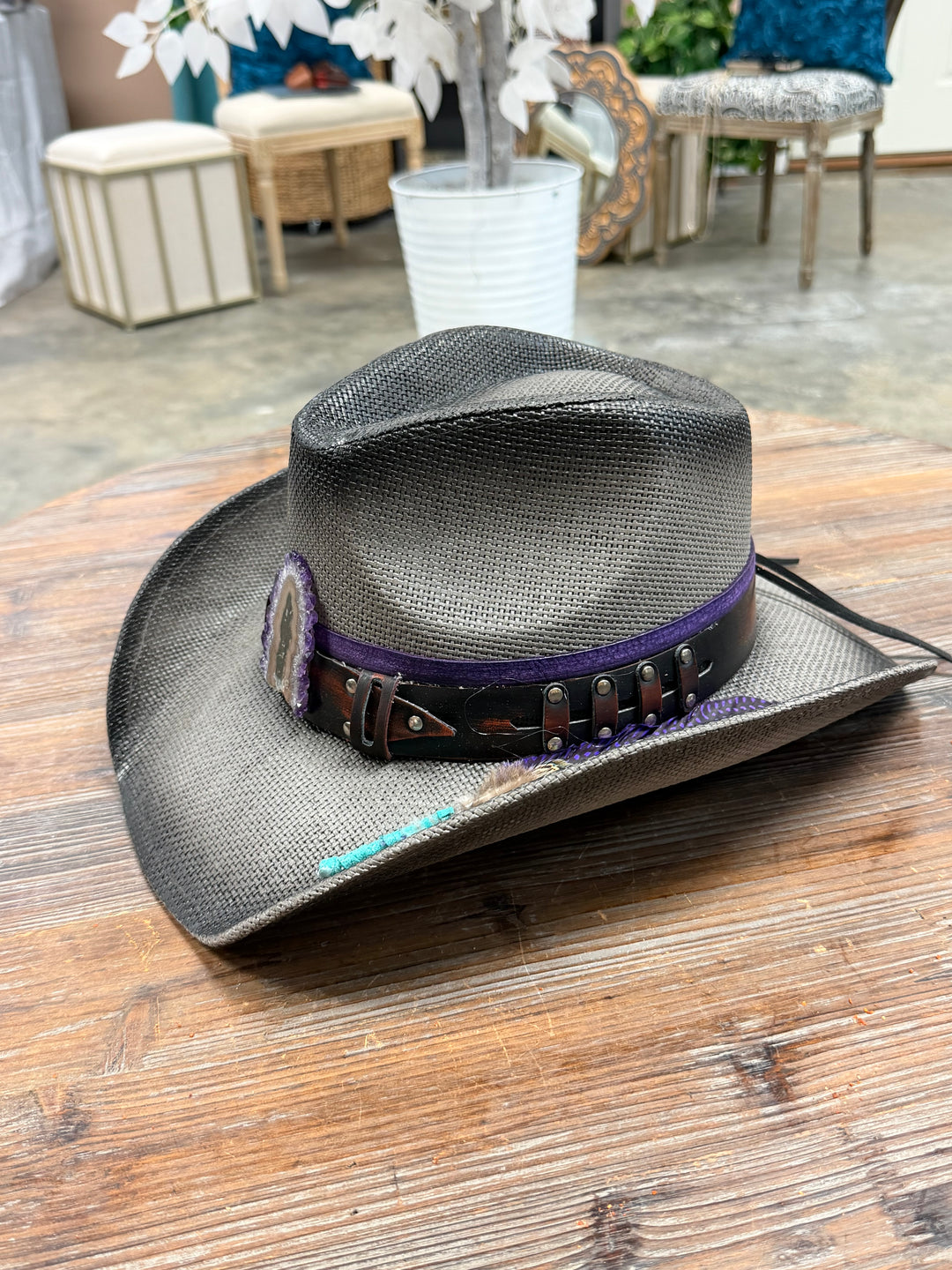 The Amethyst Spirit Boho Cowboy Hat