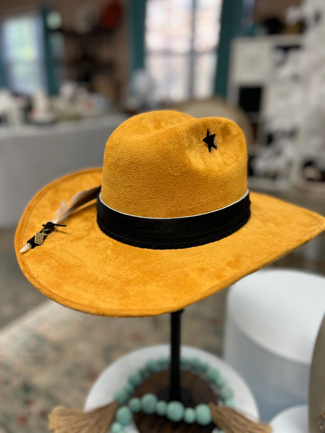 The Mustard Suede Fedora