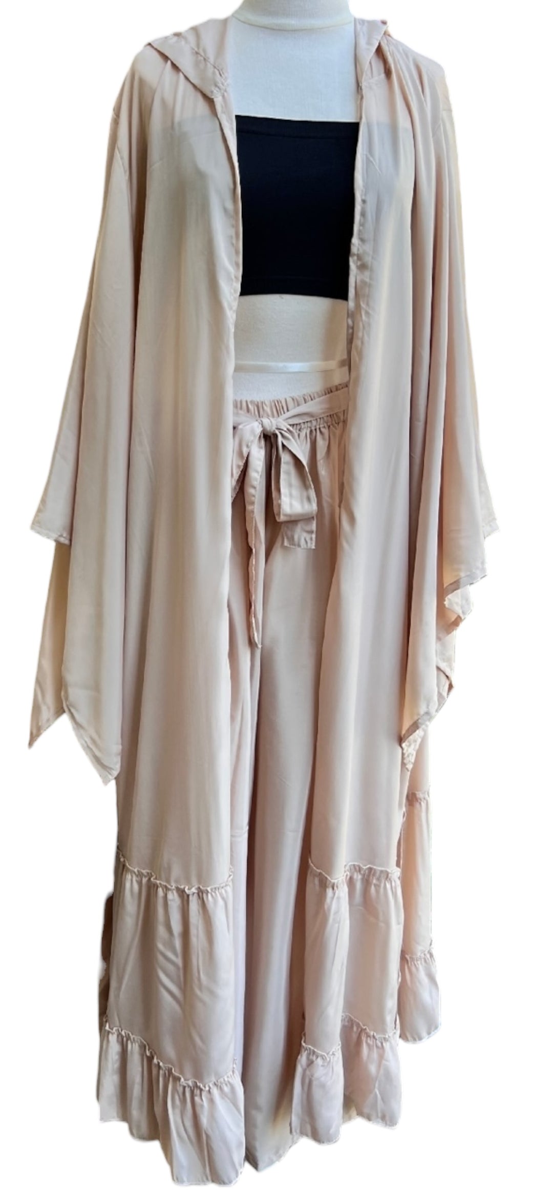 The Eclipse Silk Kimono Dream Duster and Umbrella Trouser Set Collection