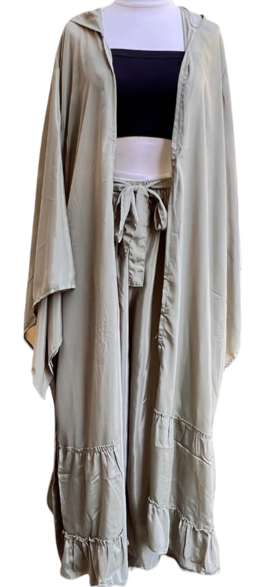 The Eclipse Silk Kimono Dream Duster and Umbrella Trouser Set Collection