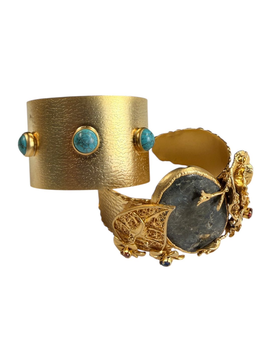 The Penni Matte Gold Cuff Collection