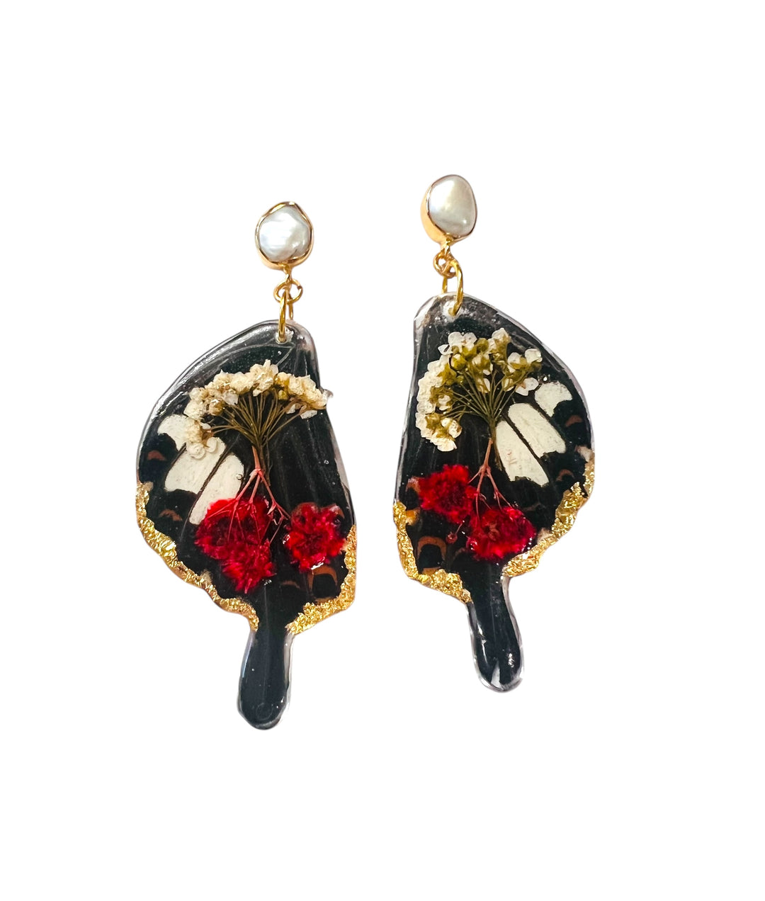 The Real Butterfly Garden Swallowtail Post Earrings