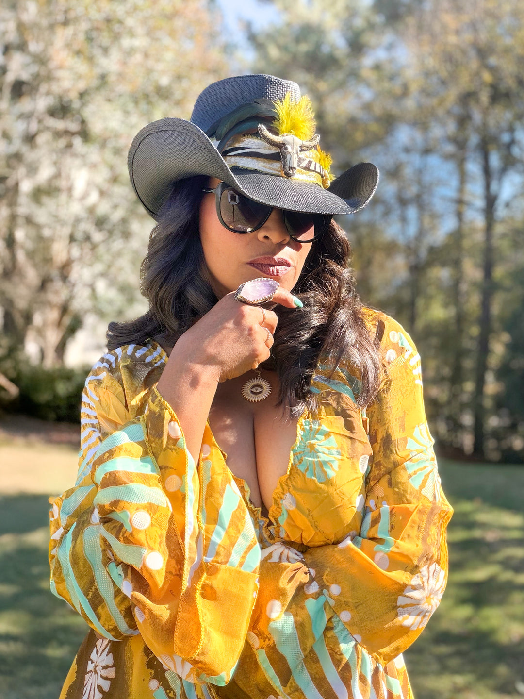The Sunset Rodeo Cowboy Boho Hat