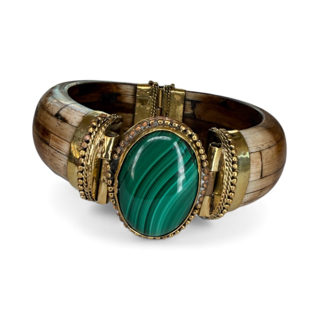 The Boho Luxe Wood Brass Gemstone Collection