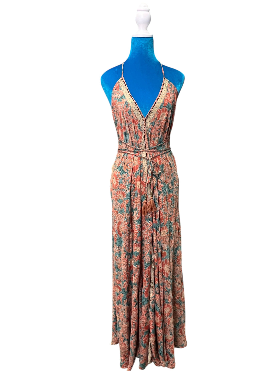 The Coral Silk Kimono Set