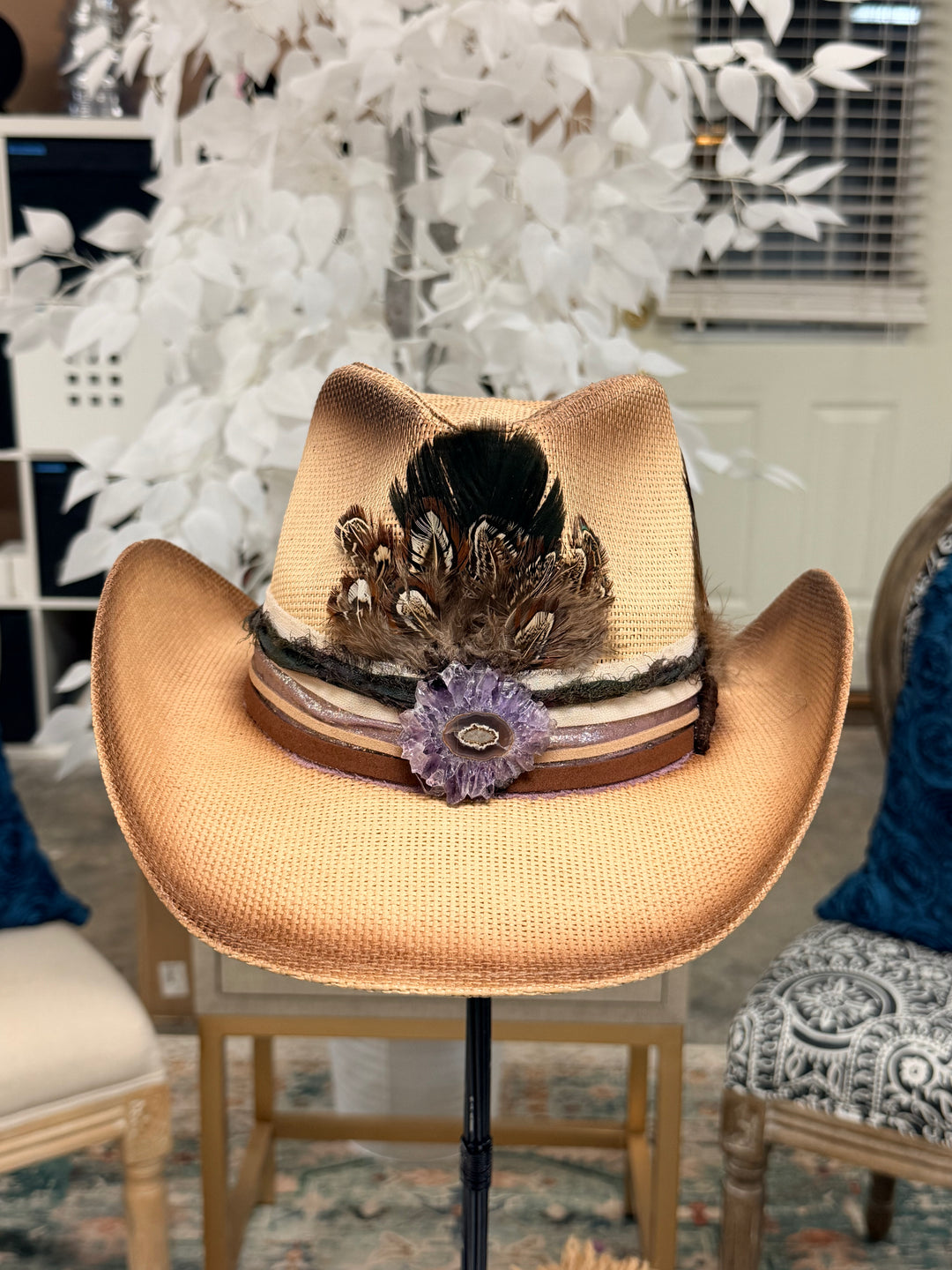 The Amethyst Spirit Trail Western Boho Hat