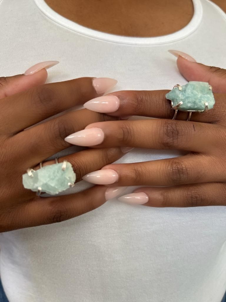 The Nona Aquamarine Ring Collection