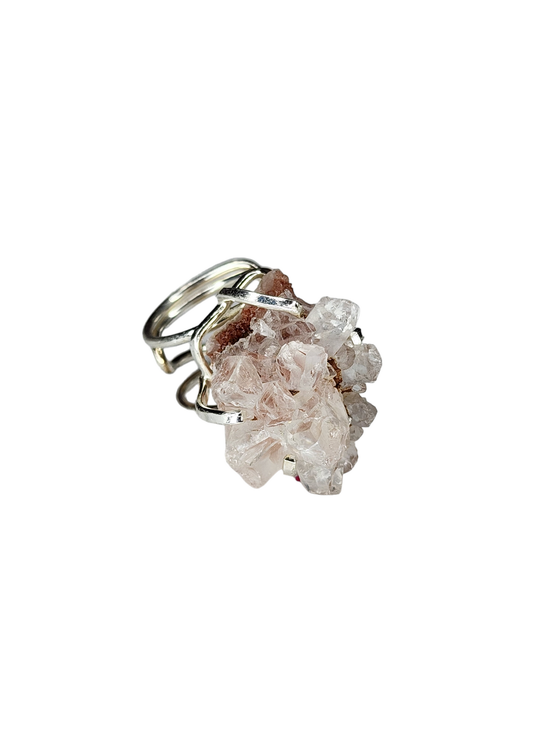 The Koryn Pink Amethyst Druzy Ring Collection