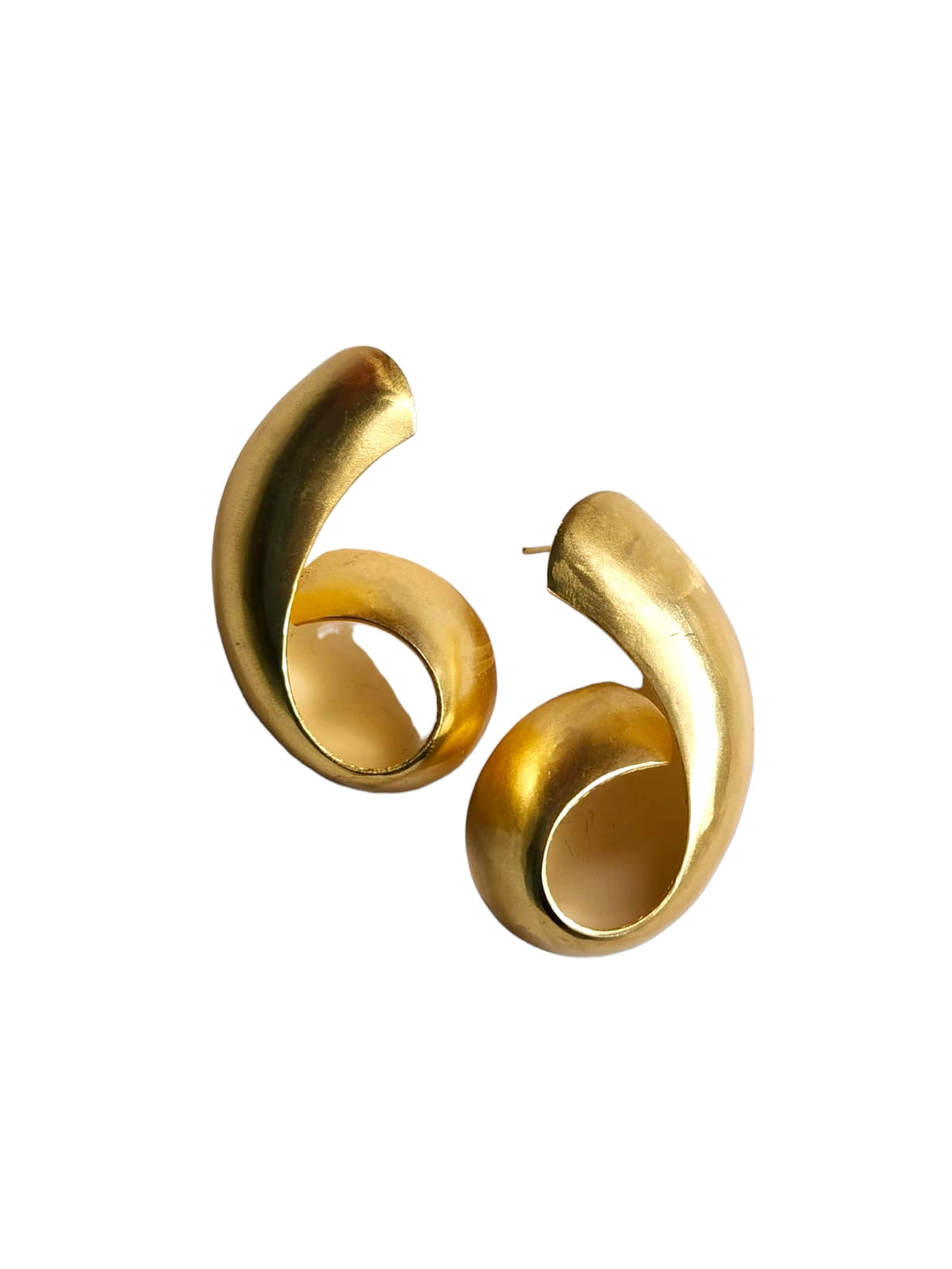 The Litia Brass Earrings